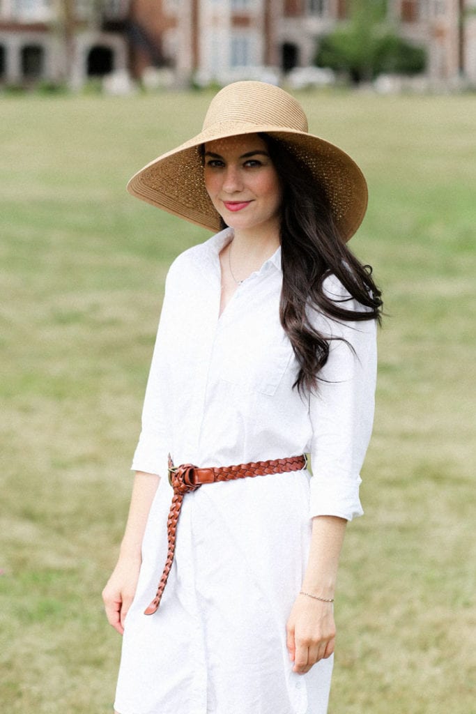 Splendid White Shirtdress