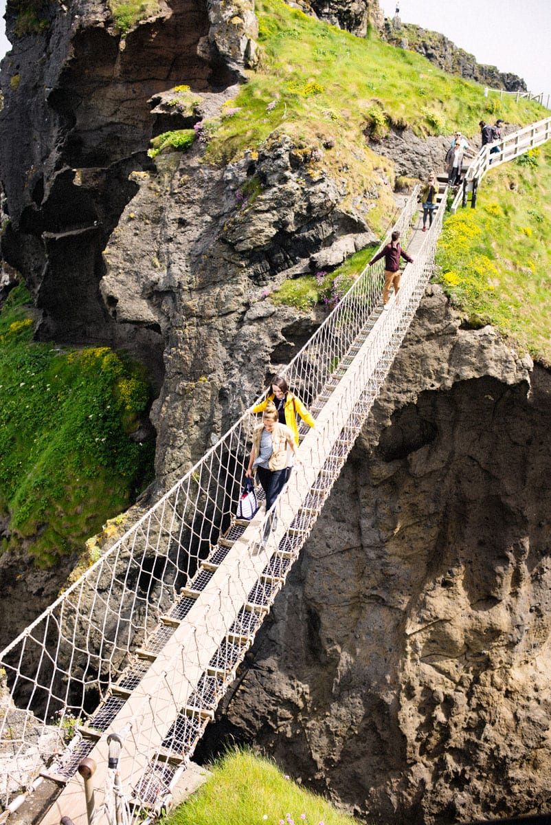 Walking Across the Rope Bridge