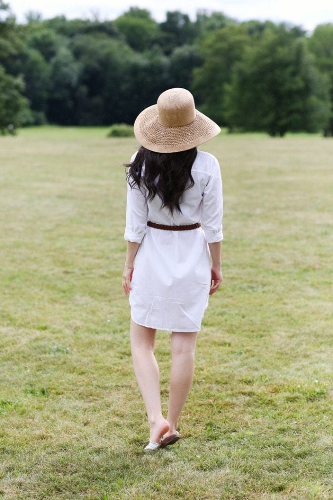 White Shirtdress