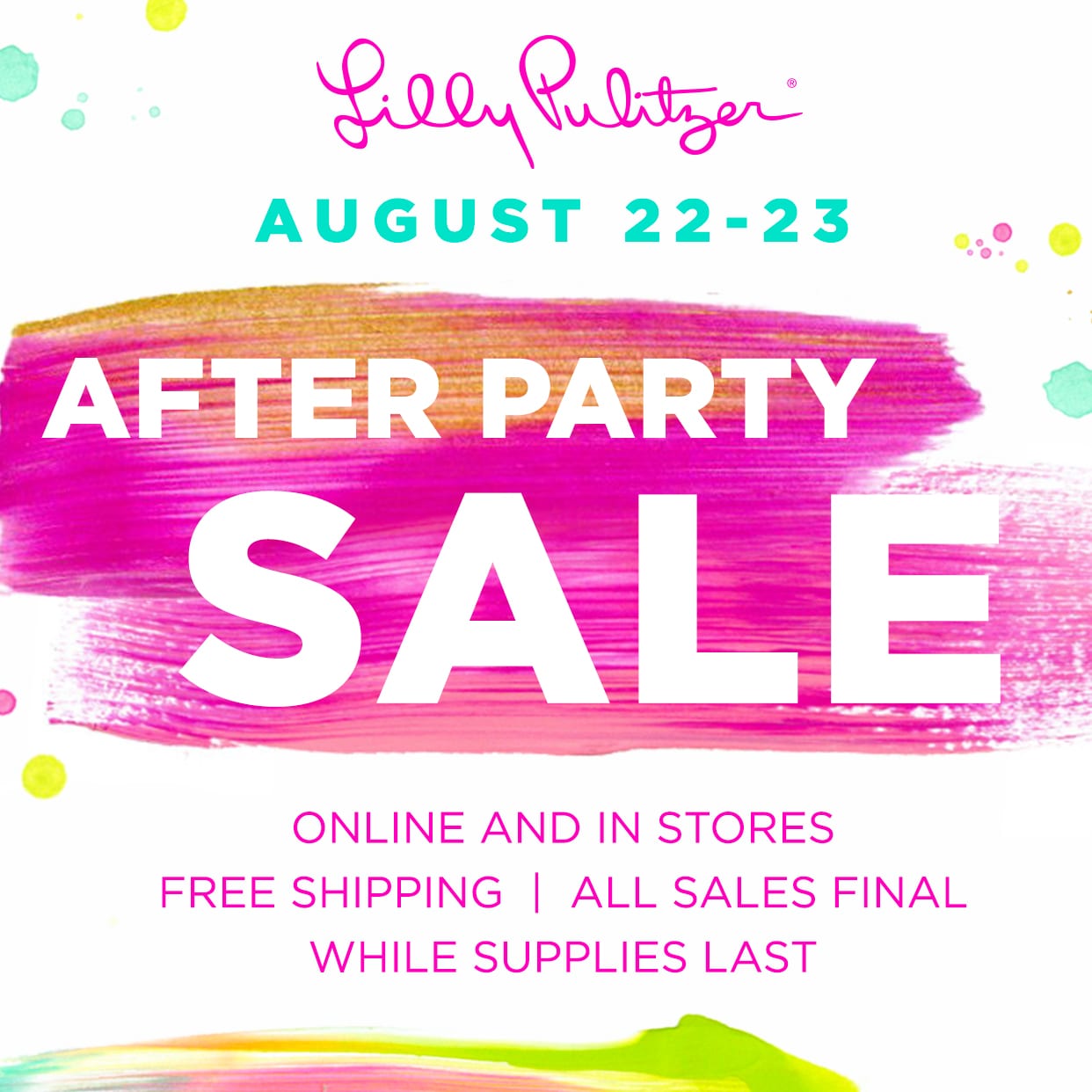 Lilly Pulitzer After Party Sale