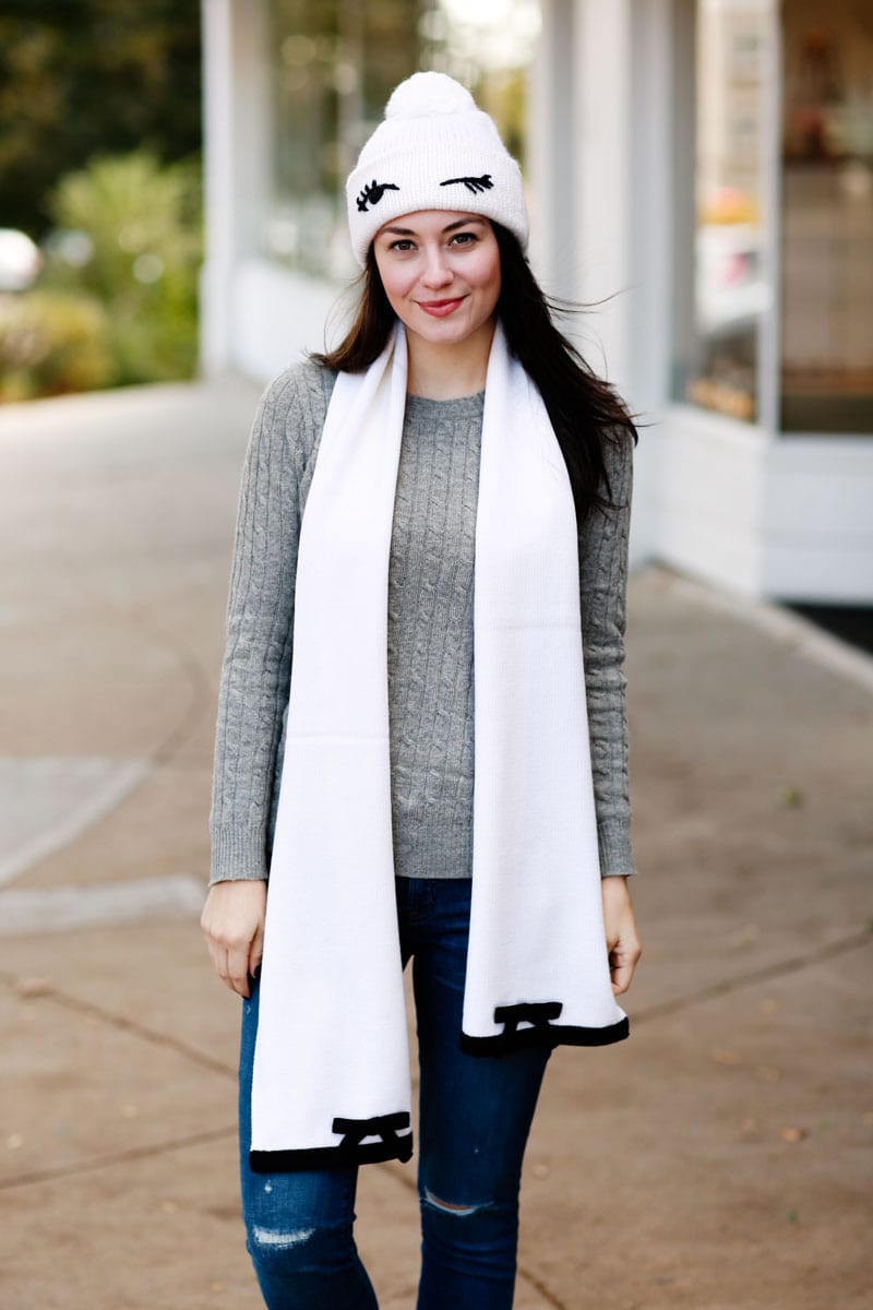 Kate Spade Bow Muffler