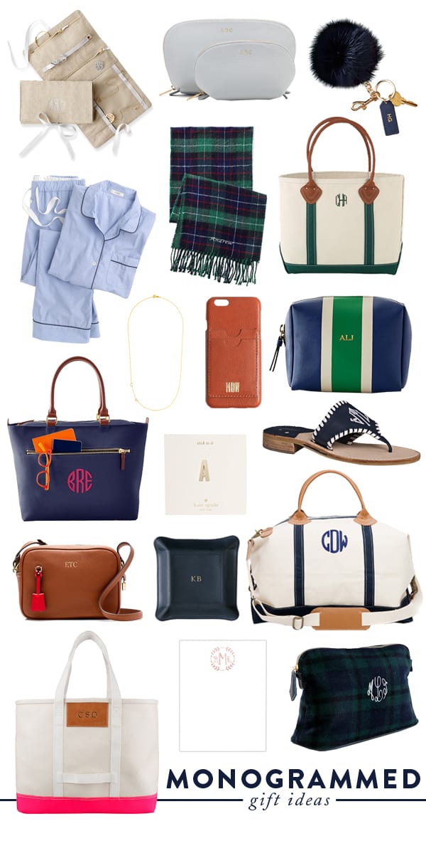 Monogrammed Gift Guide