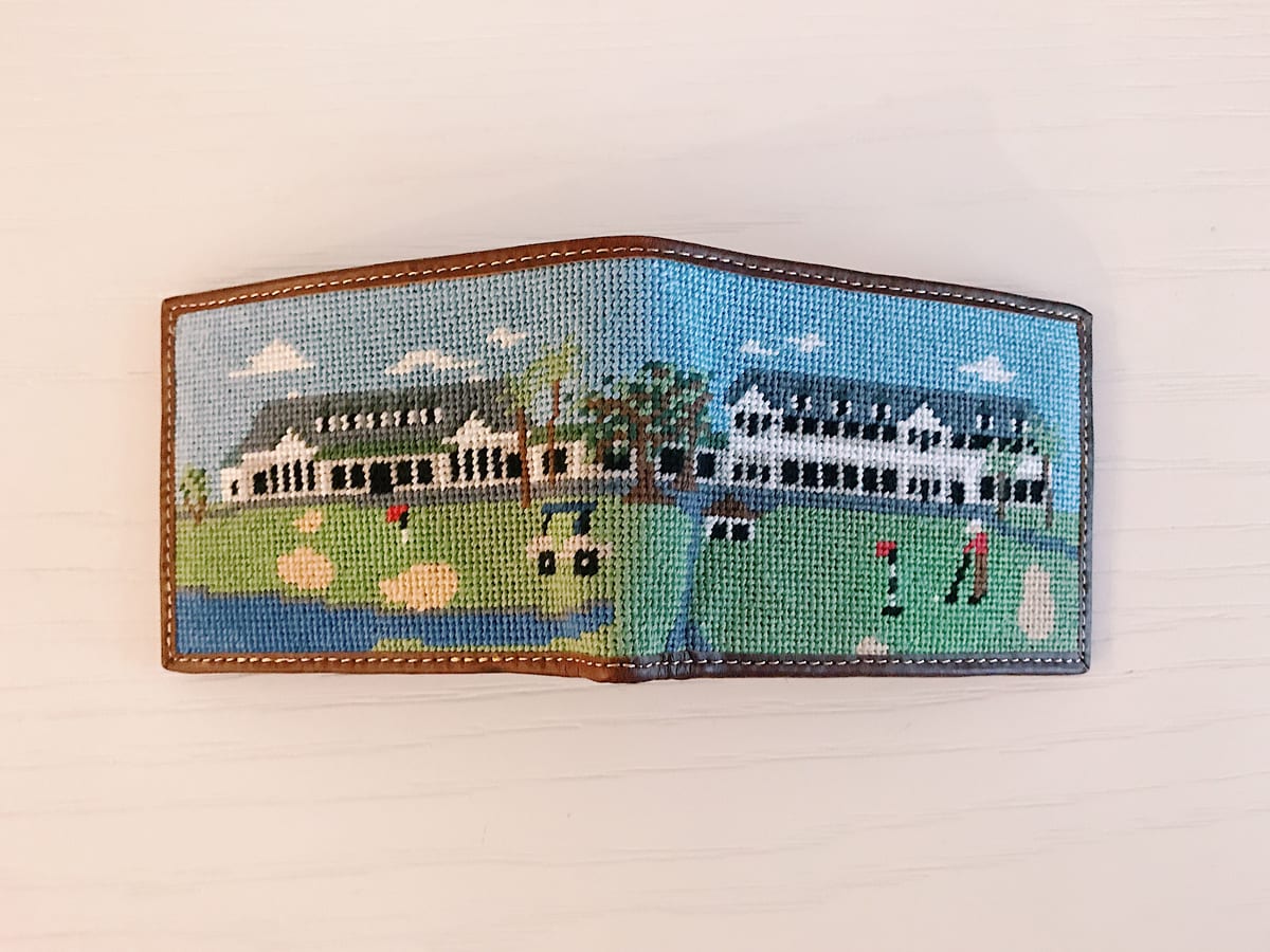 Custom Needlepoint Wallet