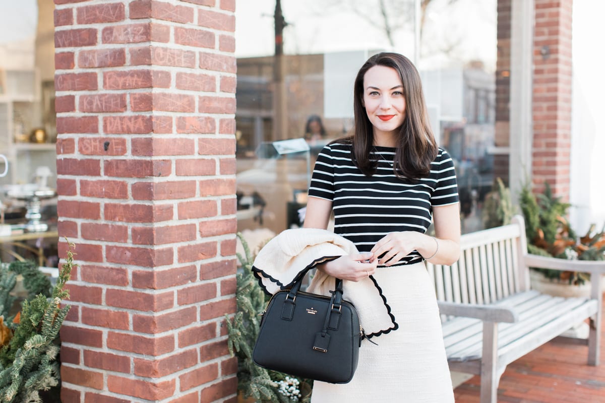 Kate Spade Striped Essential Tee