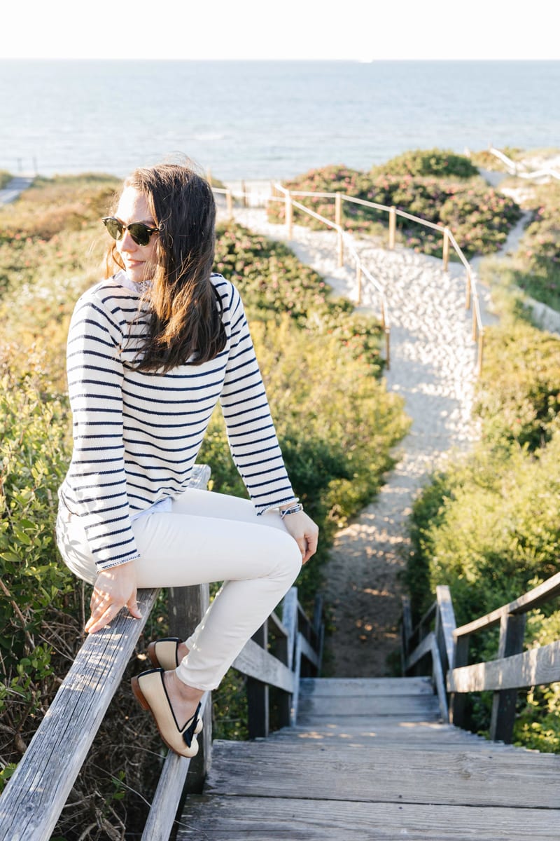 KJP Kiel James Patrick Striped Sweater