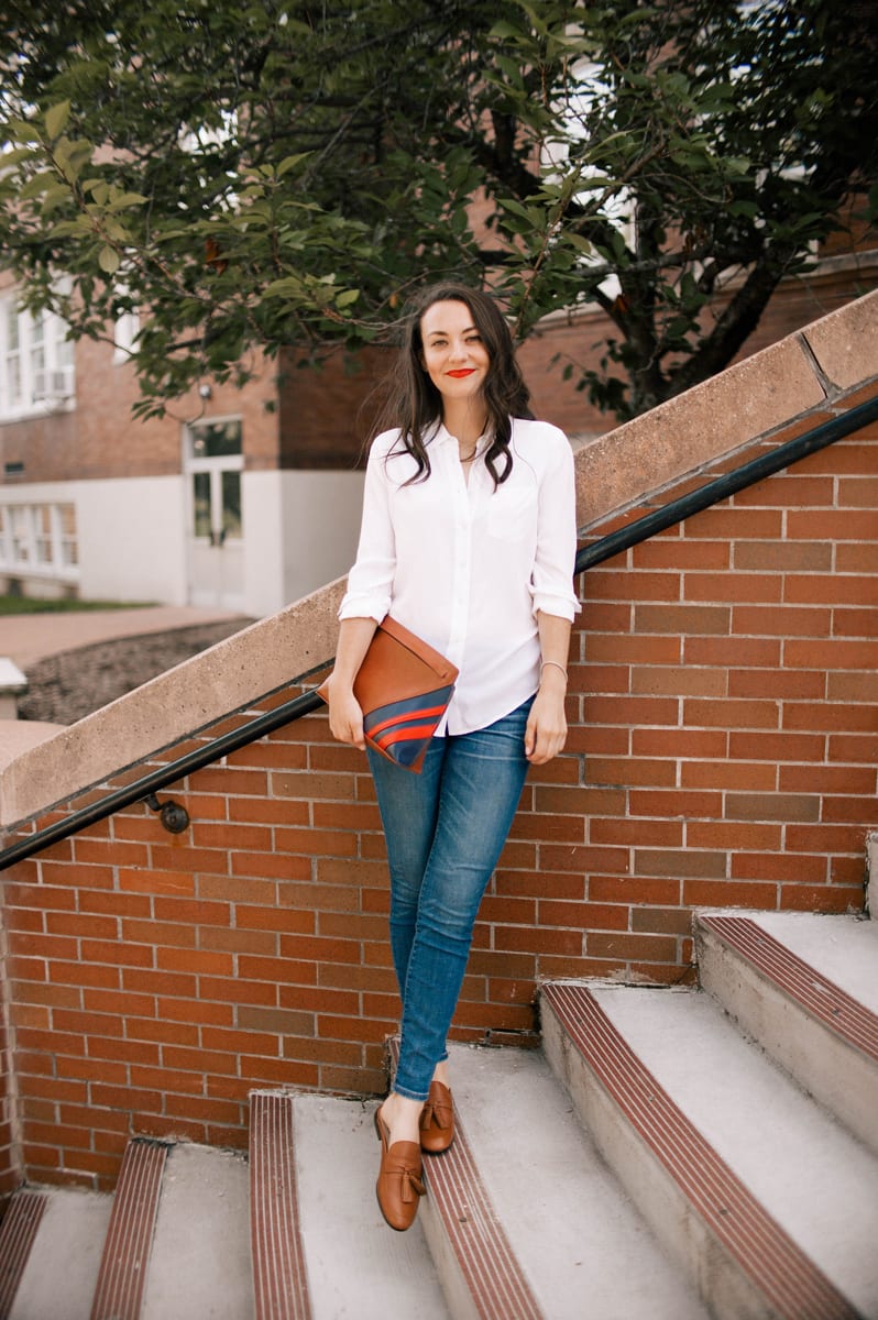 Preppy First Day Outfit