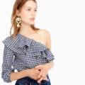 Gingham Off the Shoulder