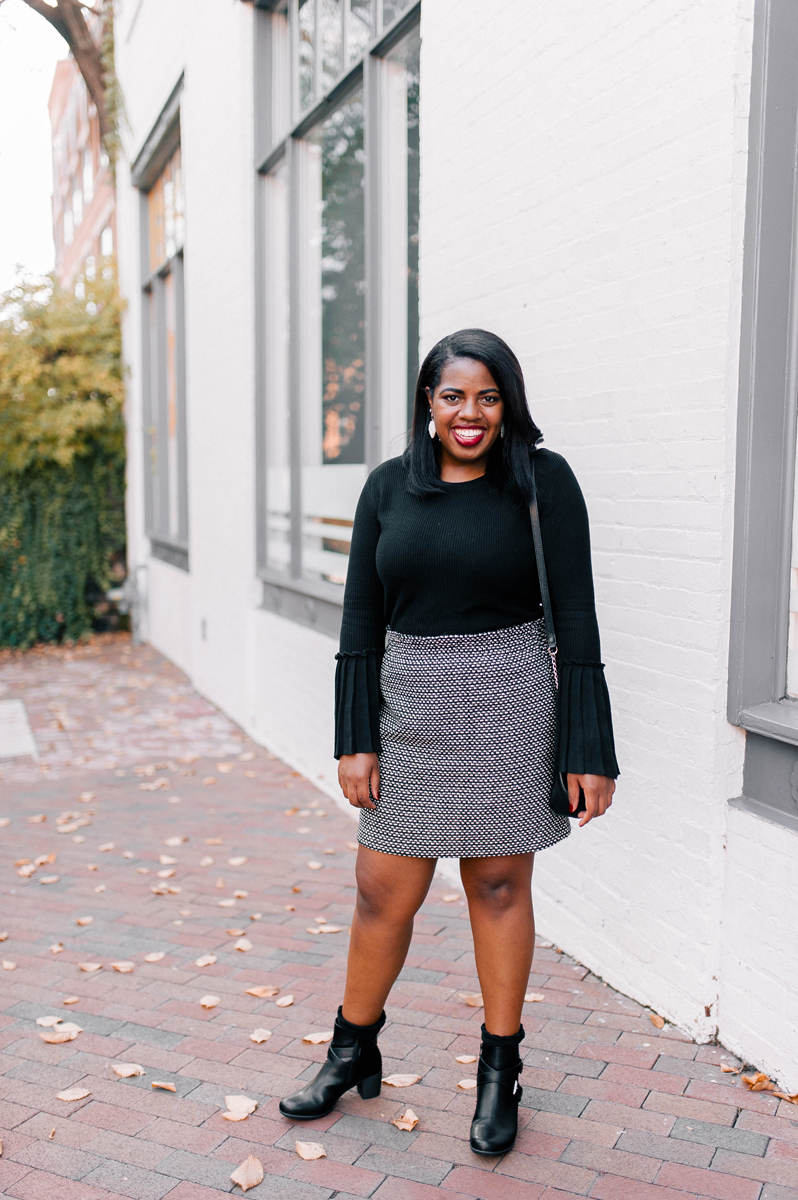 Black and White Skirt