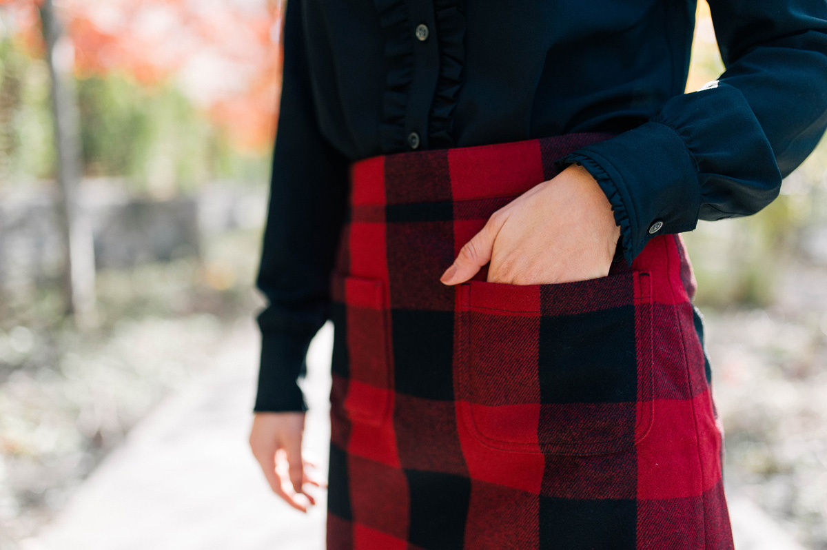 Buffalo Check Skirt