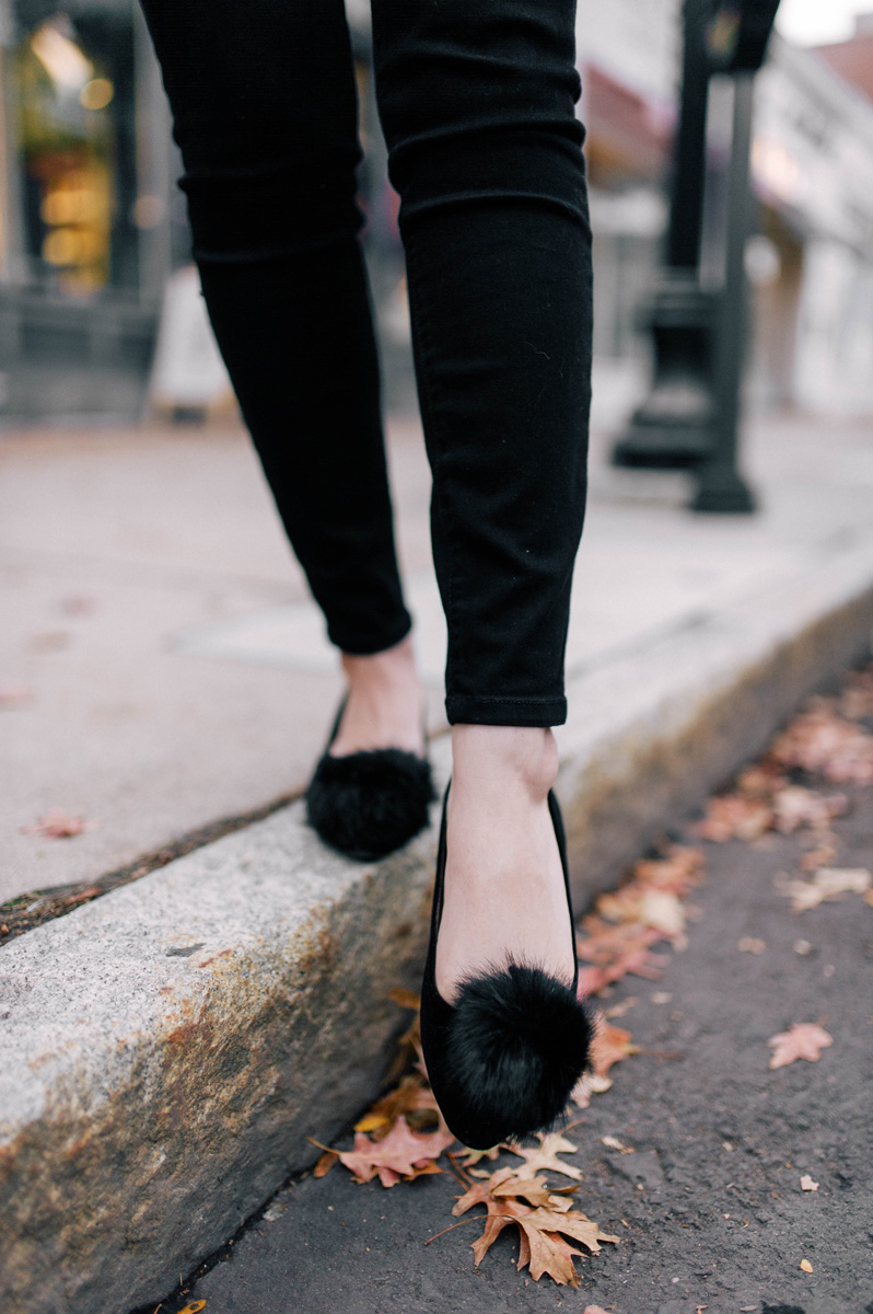 Pom Pom Ballet Flat