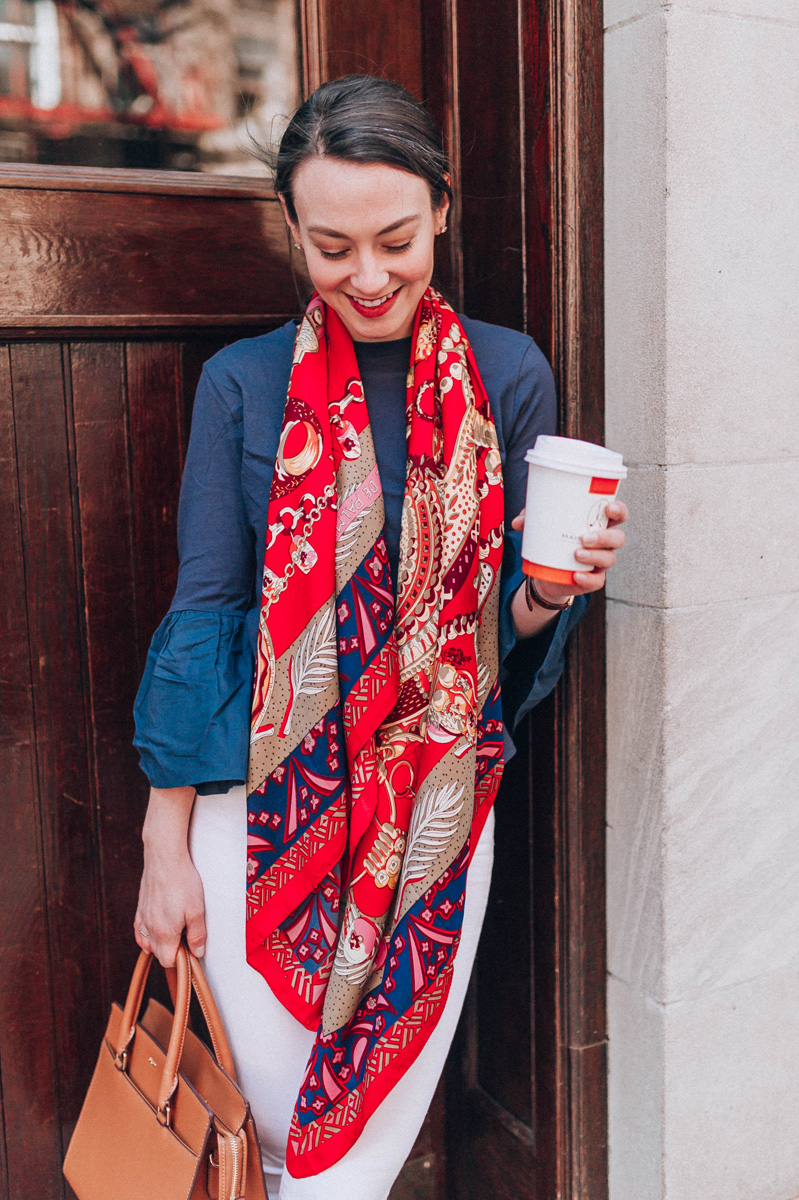 Oversized Silk Scarf