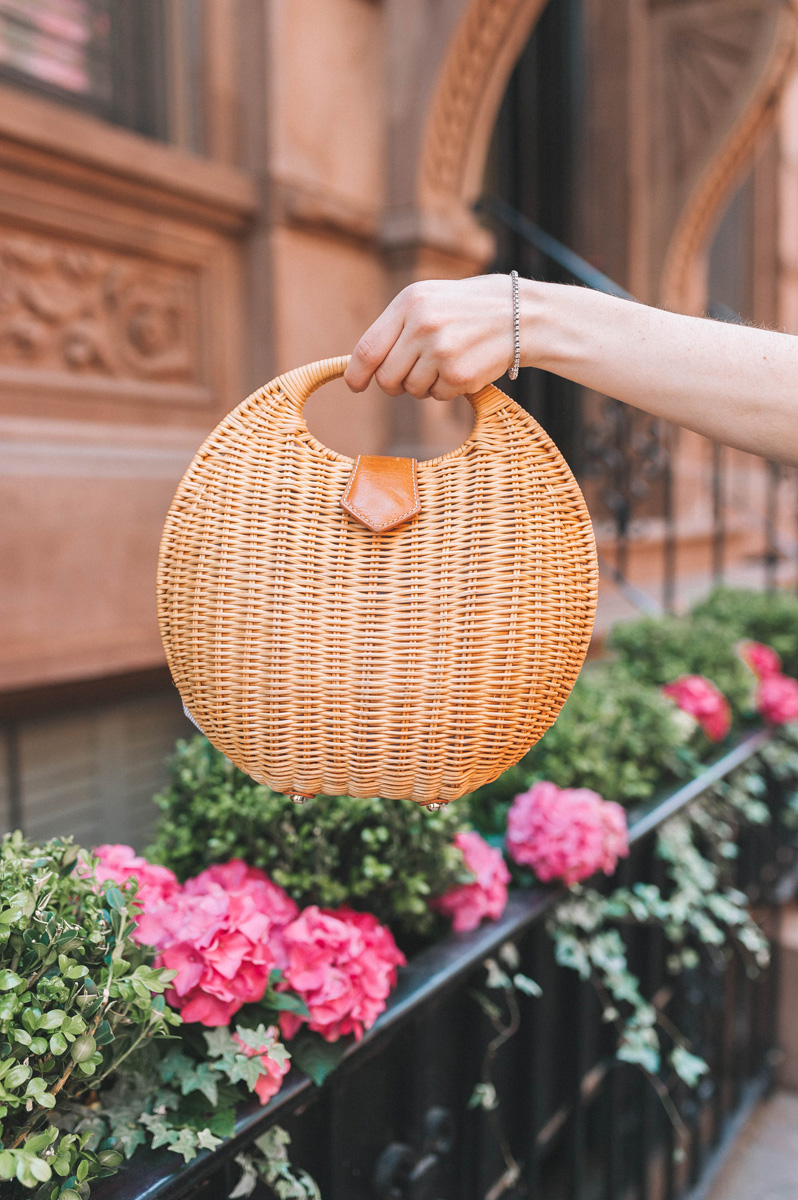 Round Wicker Bag