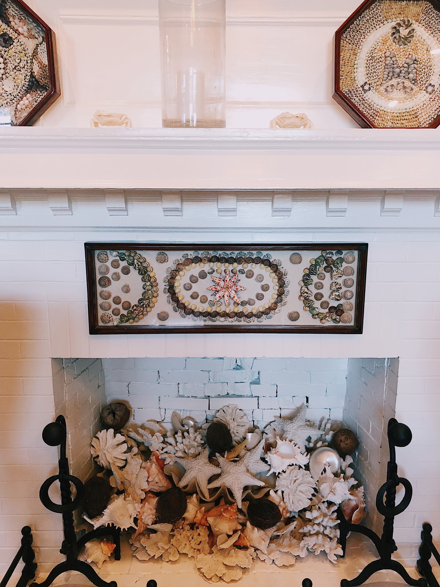 Seashell Fireplace