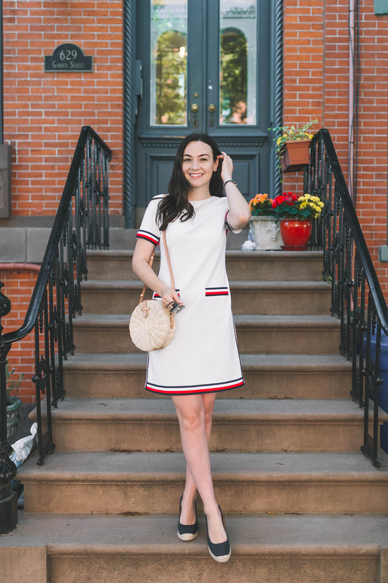 Tommy Hilfiger Striped Short-Sleeve Dress