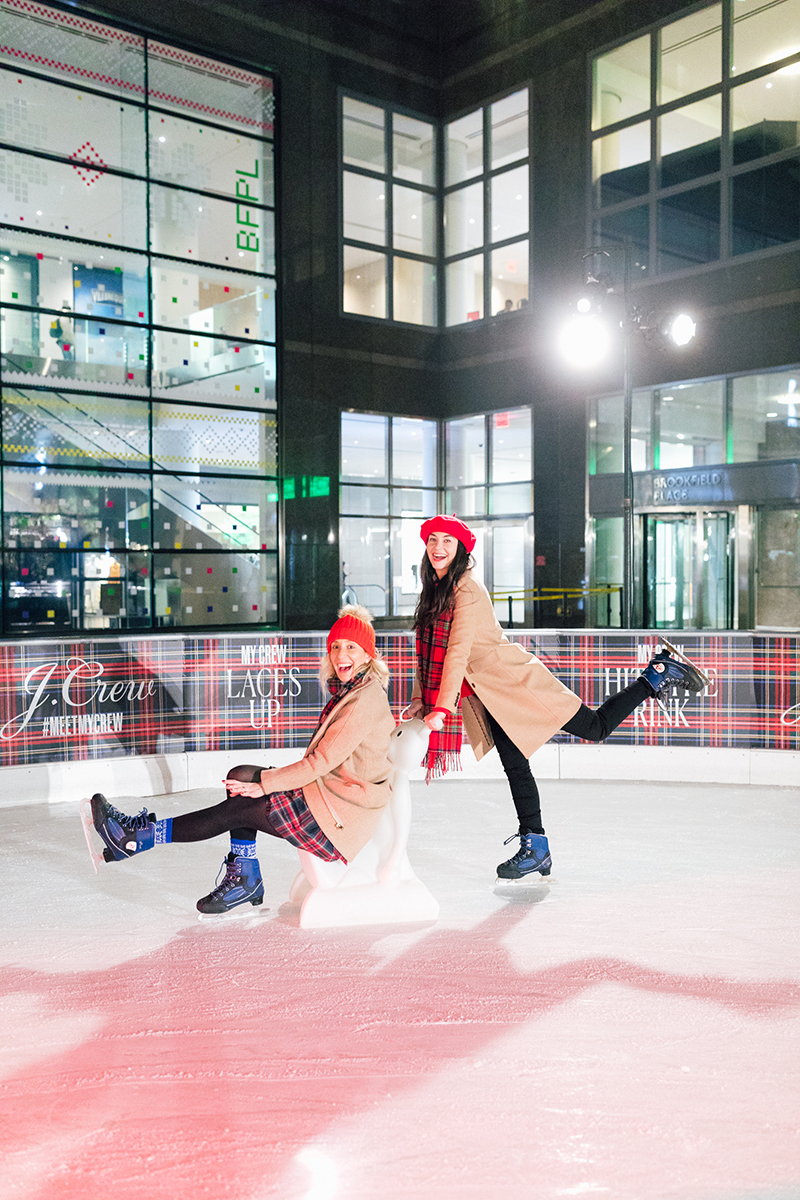 Ice Skating J. Crew Rink NYC