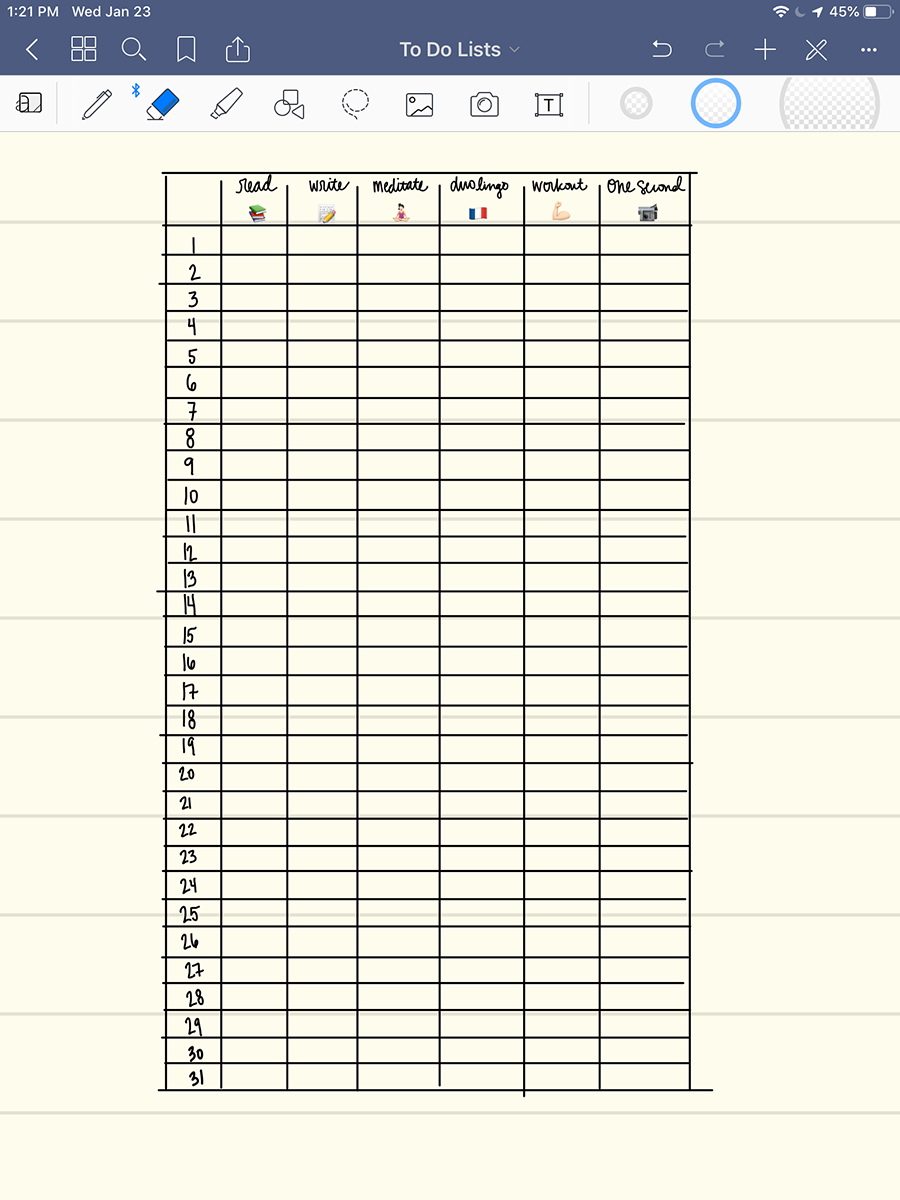 Good Notes Tracker