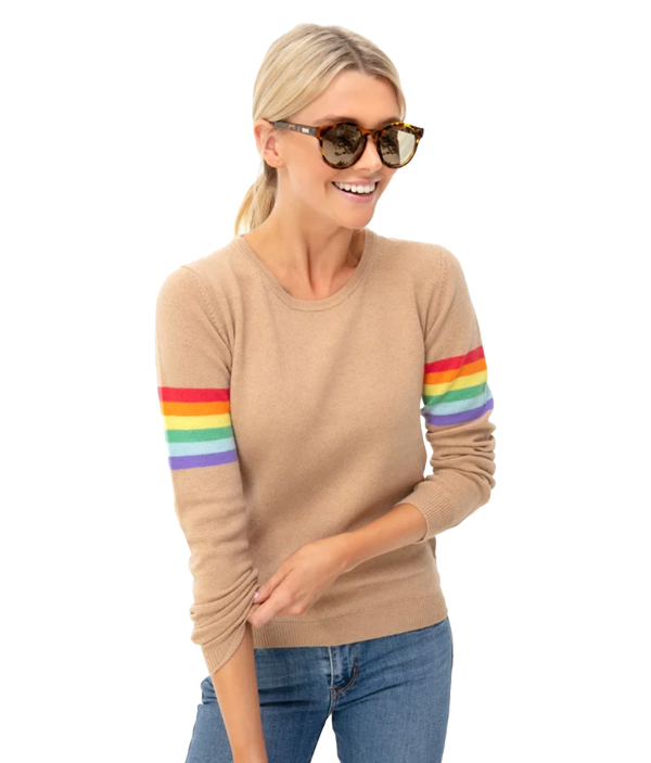 Rainbow Cashmere Sweater