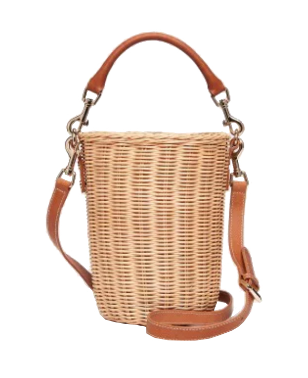 Wicker Bucket Bag