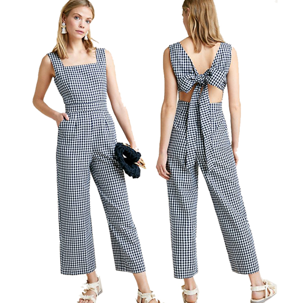 Gingham Jumpsuit