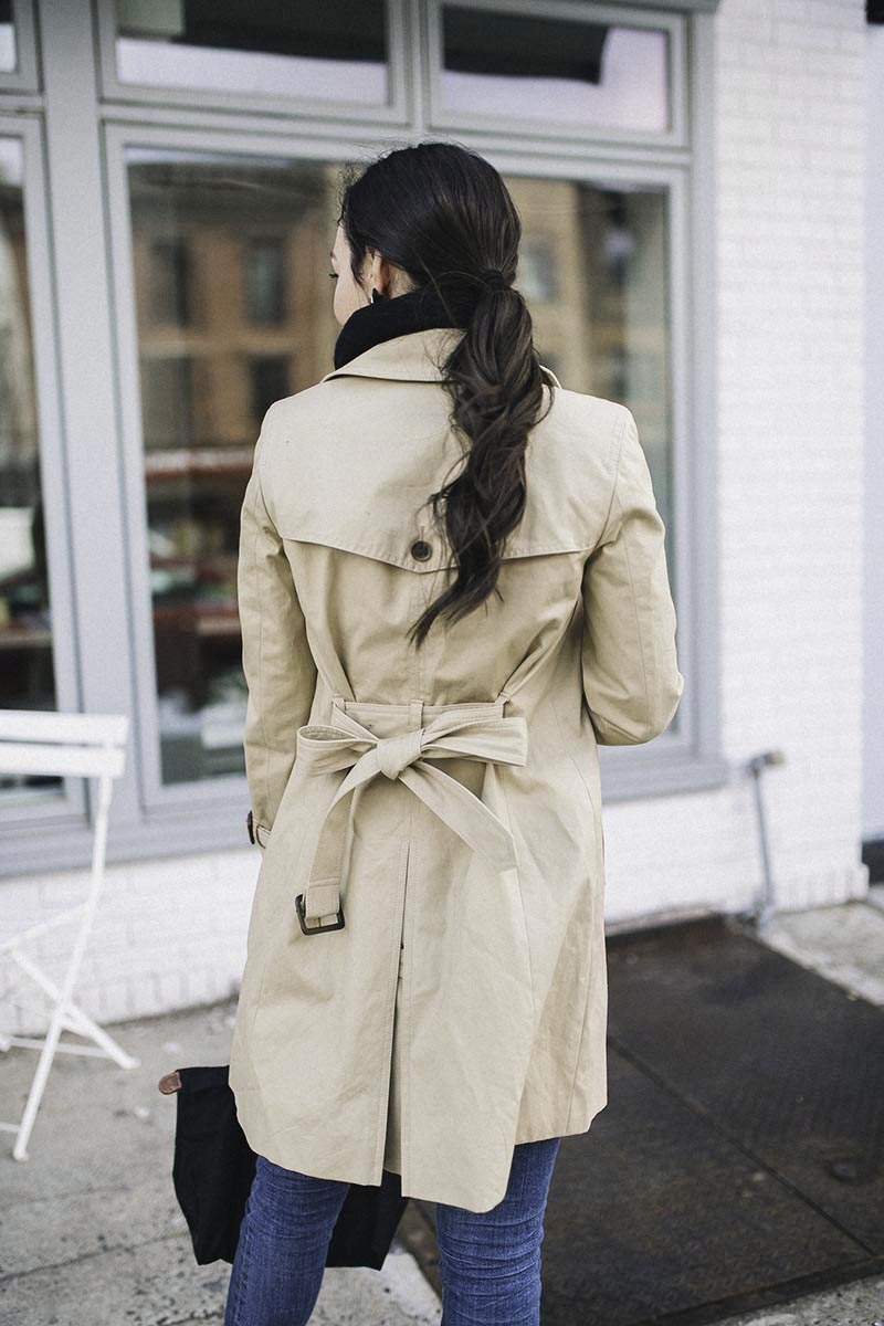 Trench Coat Bow