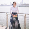 Gingham Ball Gown Skirt