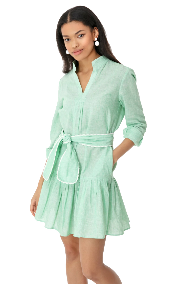 Green Wrap Dress