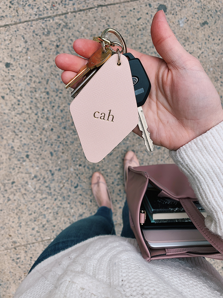 Monogrammed Key Chain