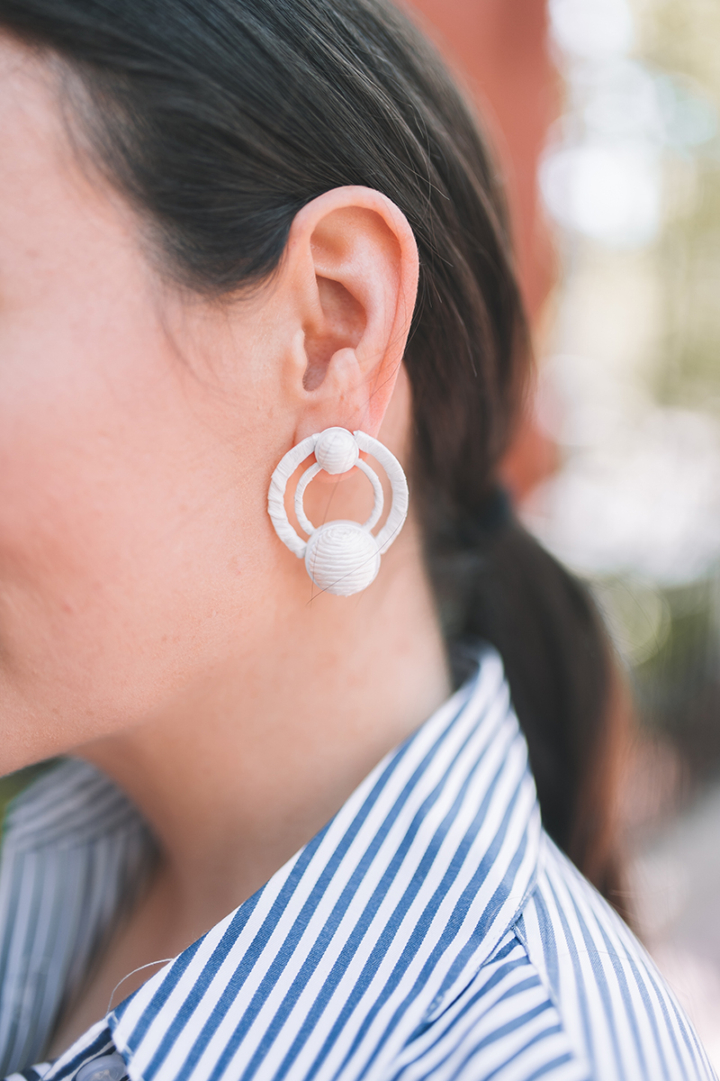 White Earrings