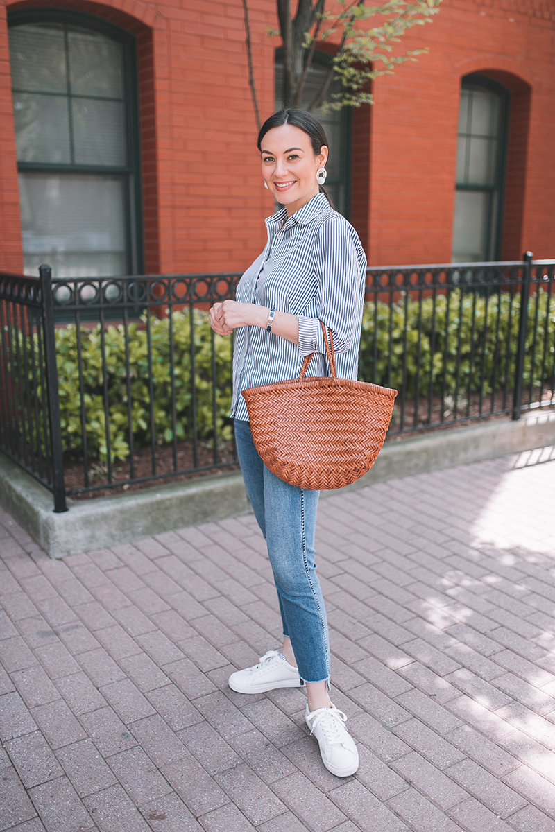 Woven Basket Bag