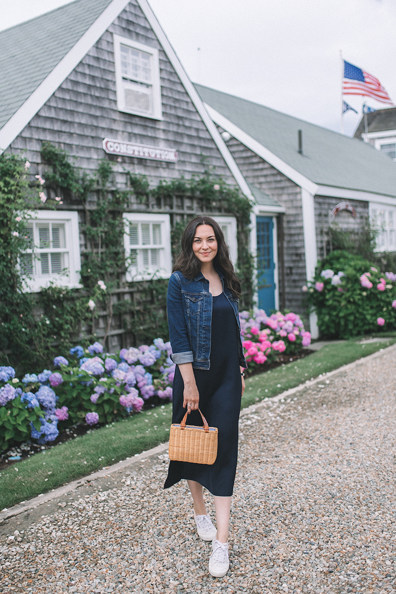 Navy Slip Dress