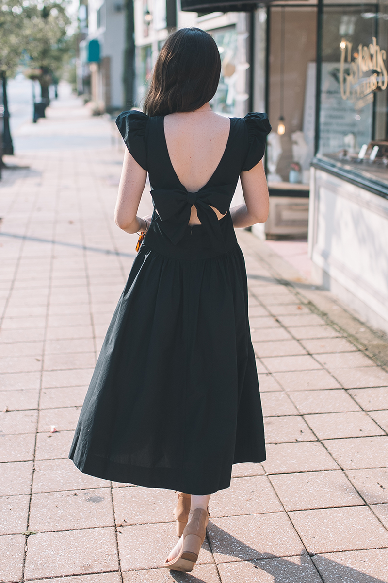 Black Bow Dress