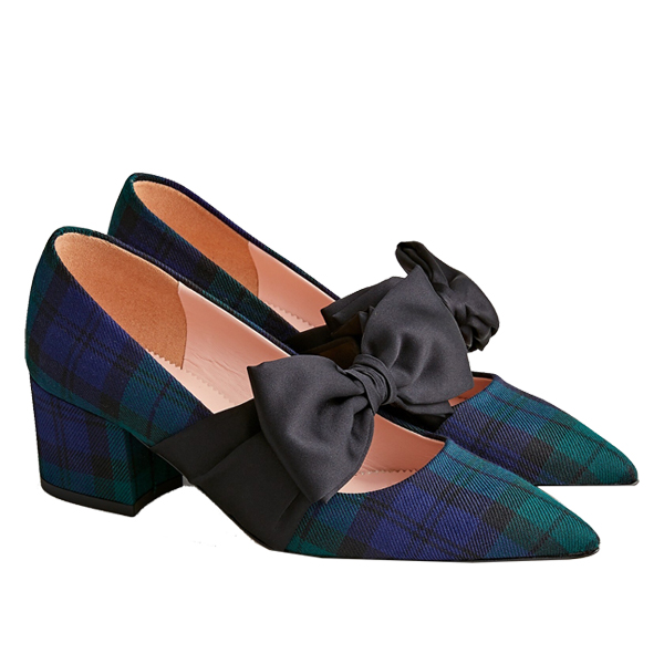 Tartan Bow J. Crew Shoes