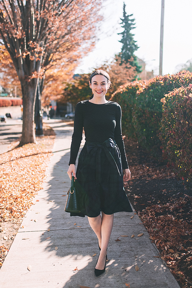 Plaid Skirt Outfit