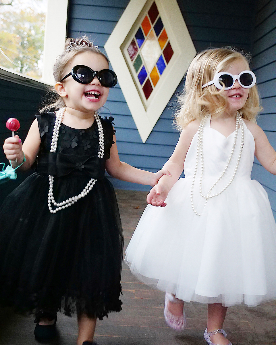 Toddler Halloween Audrey Hepburn Marilyn Monroe