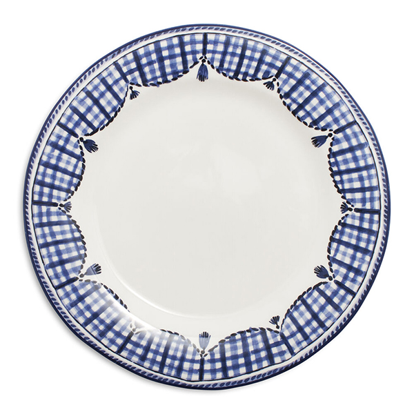 Gingham Plates