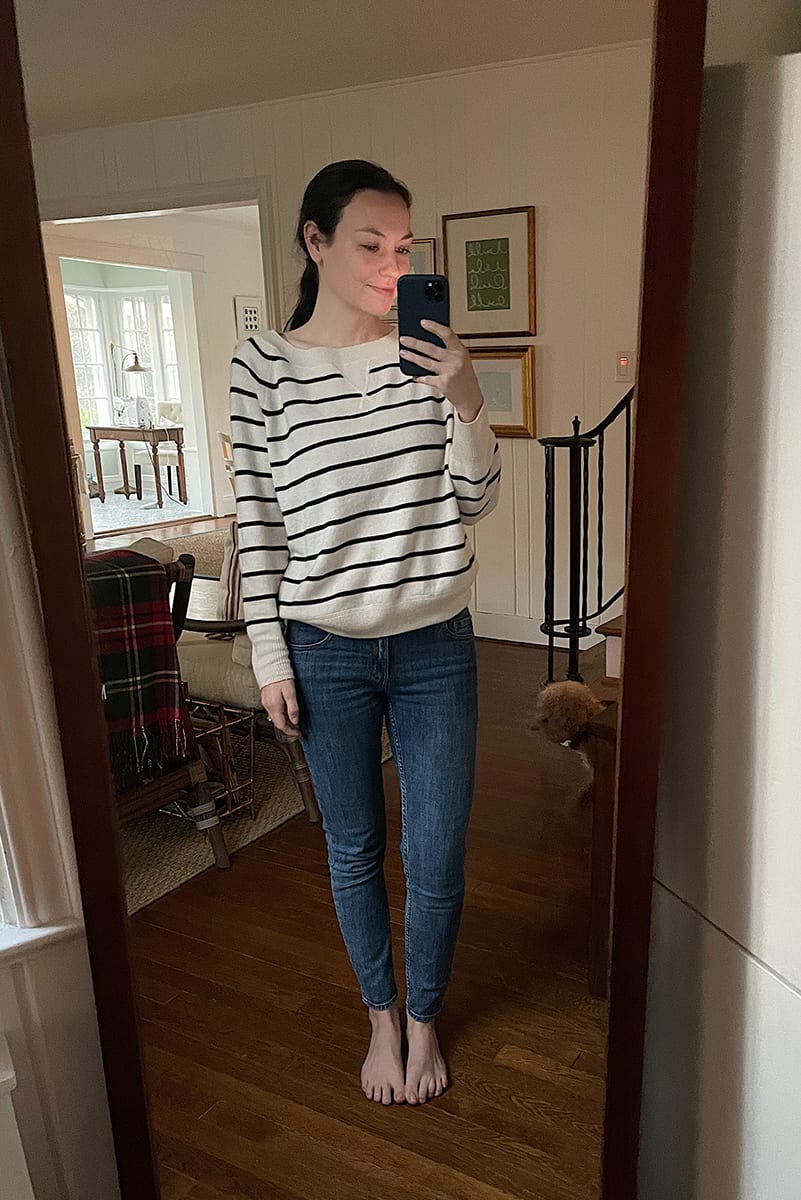 striped sweater