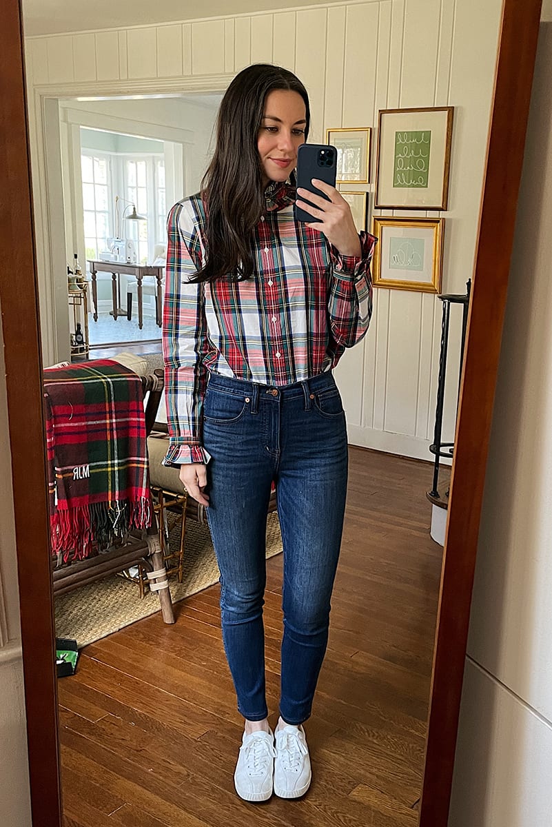 tartan top