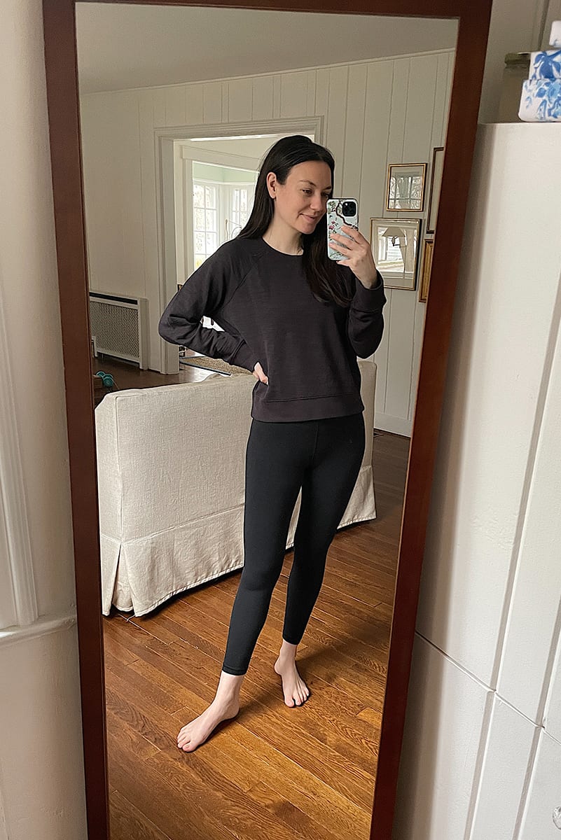 sweatshirt and leggings