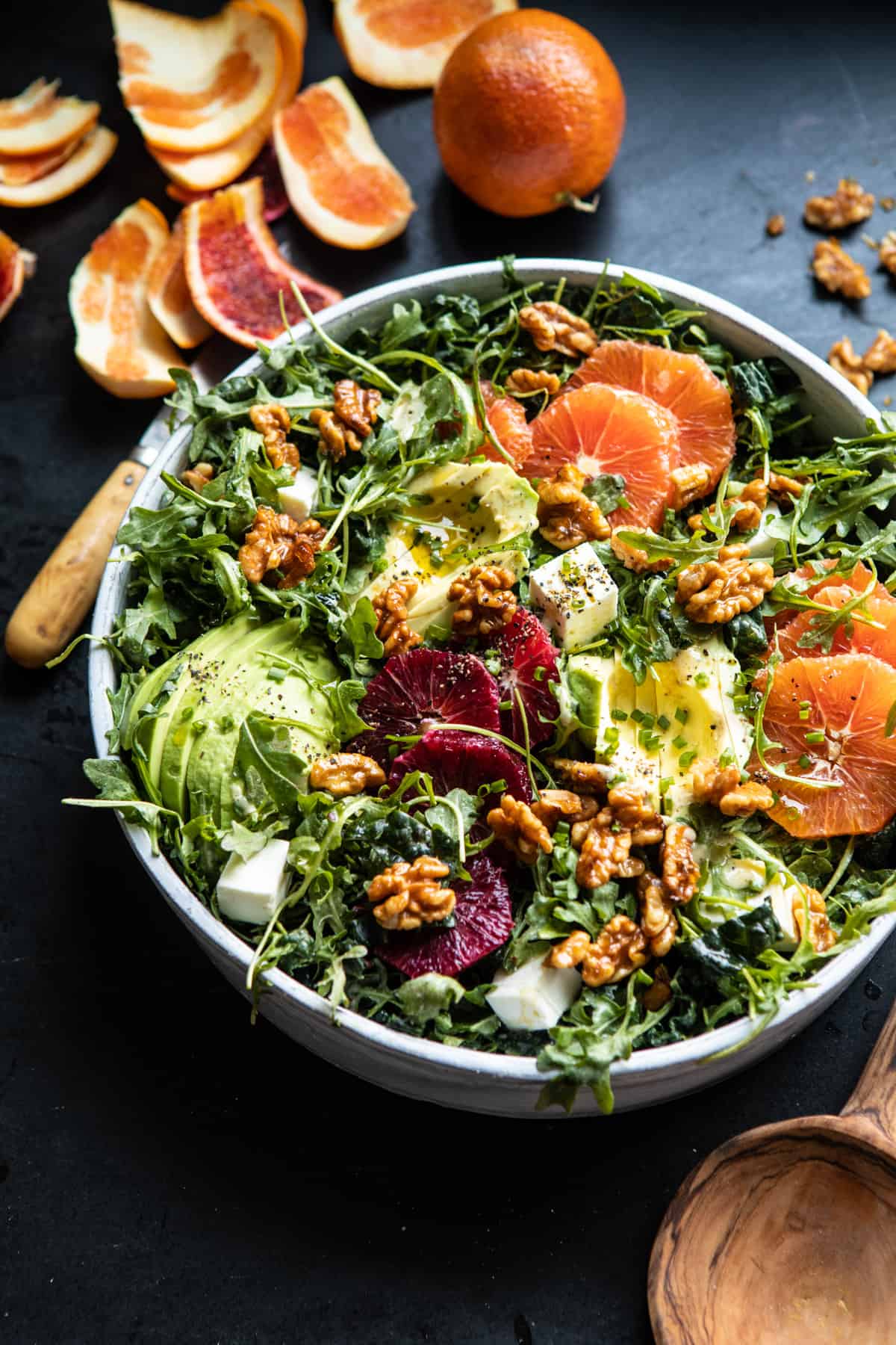 CITRUS AVOCADO SALAD WITH ORANGE TAHINI VINAIGRETTE | CITRUS AVOCADO SALAD WITH ORANGE TAHINI VINAIGRETTE 