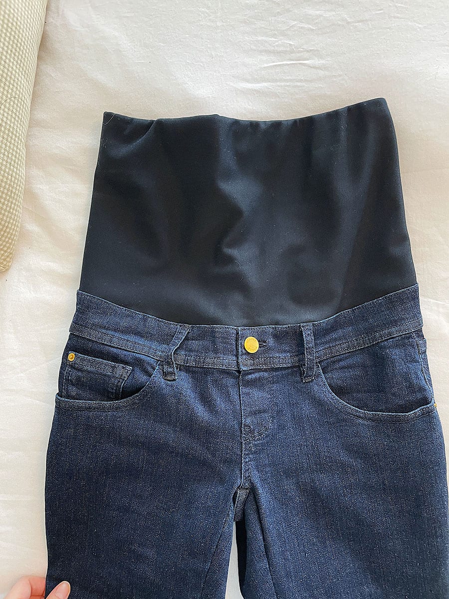 sezane maternity jeans