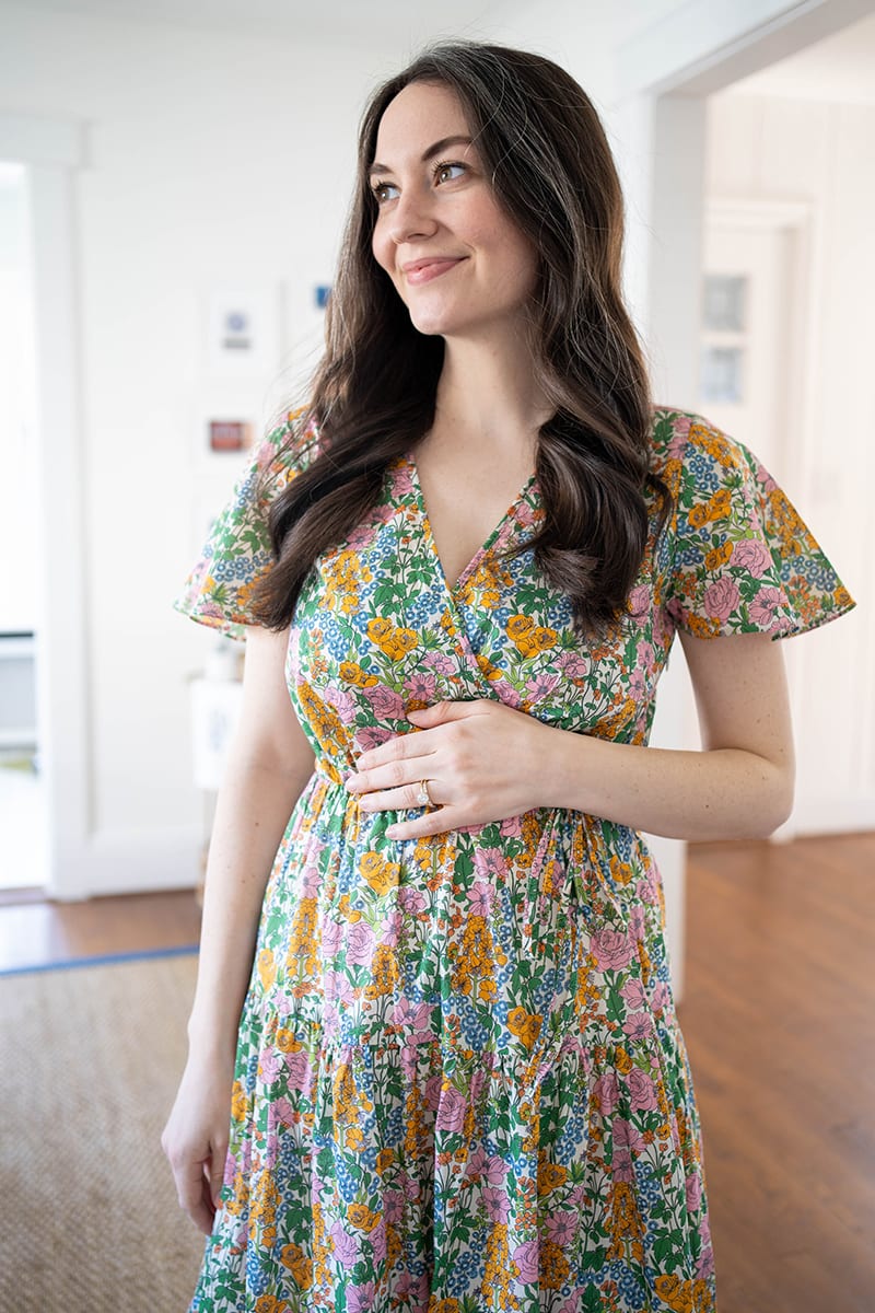 spring floral dress