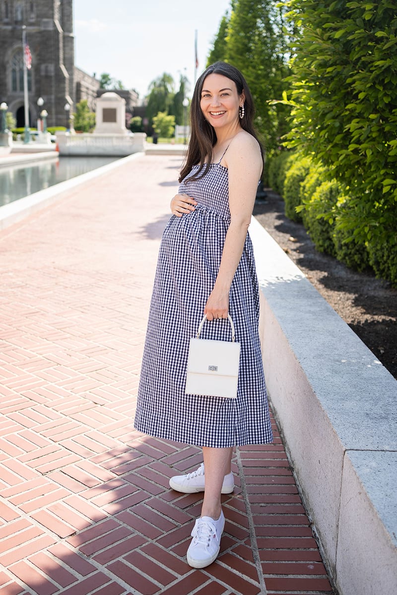 J.Crew Smocked Gingham Dress