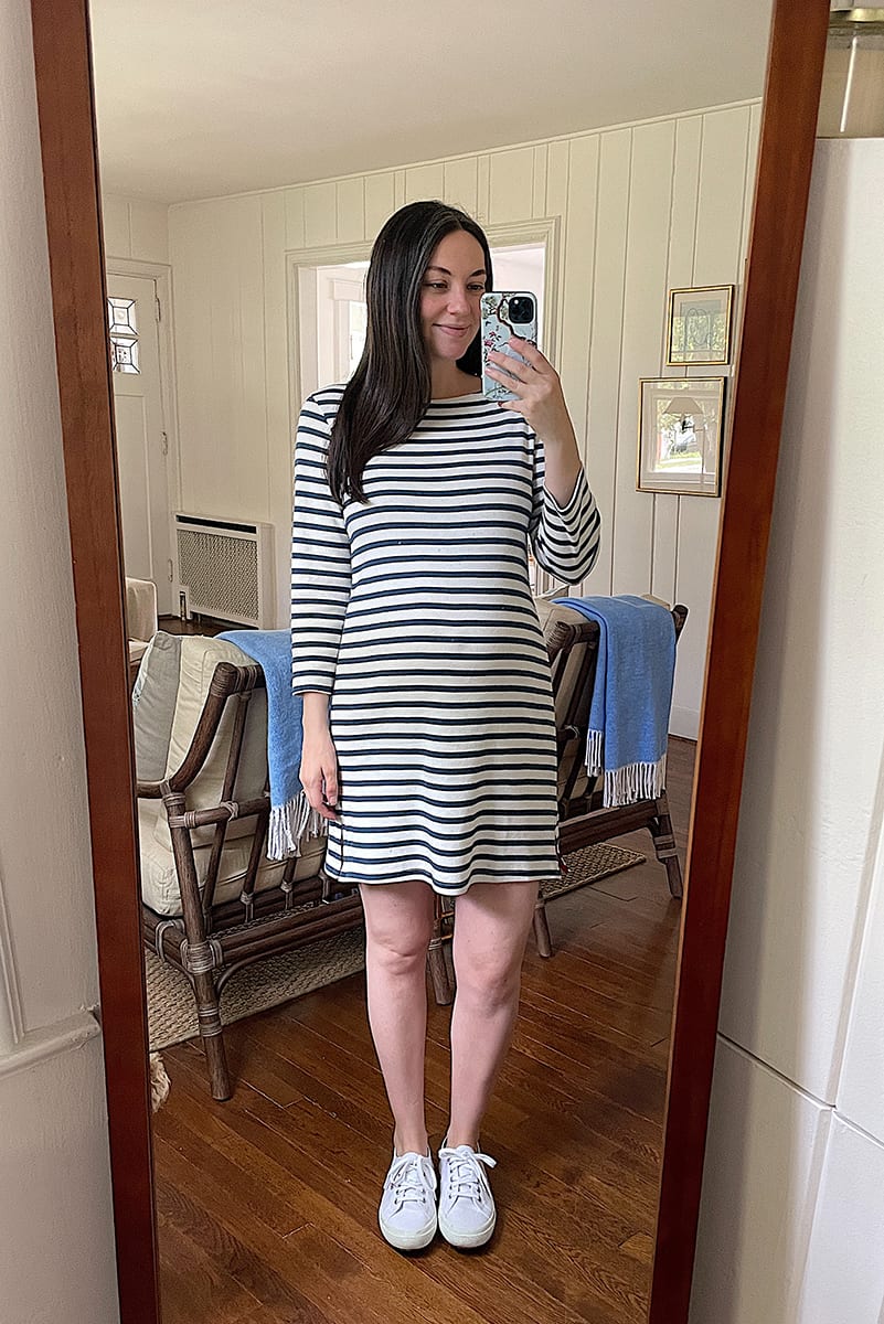 striped dress