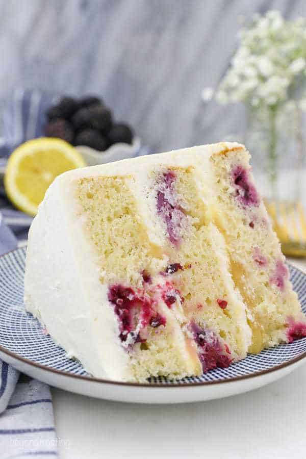 LEMON BLACKBERRY CAKE | SUMMER DESSERTS TO MAKE