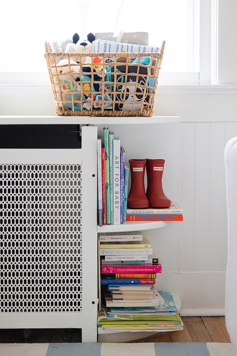 nursery inspiration with custom radiator cover