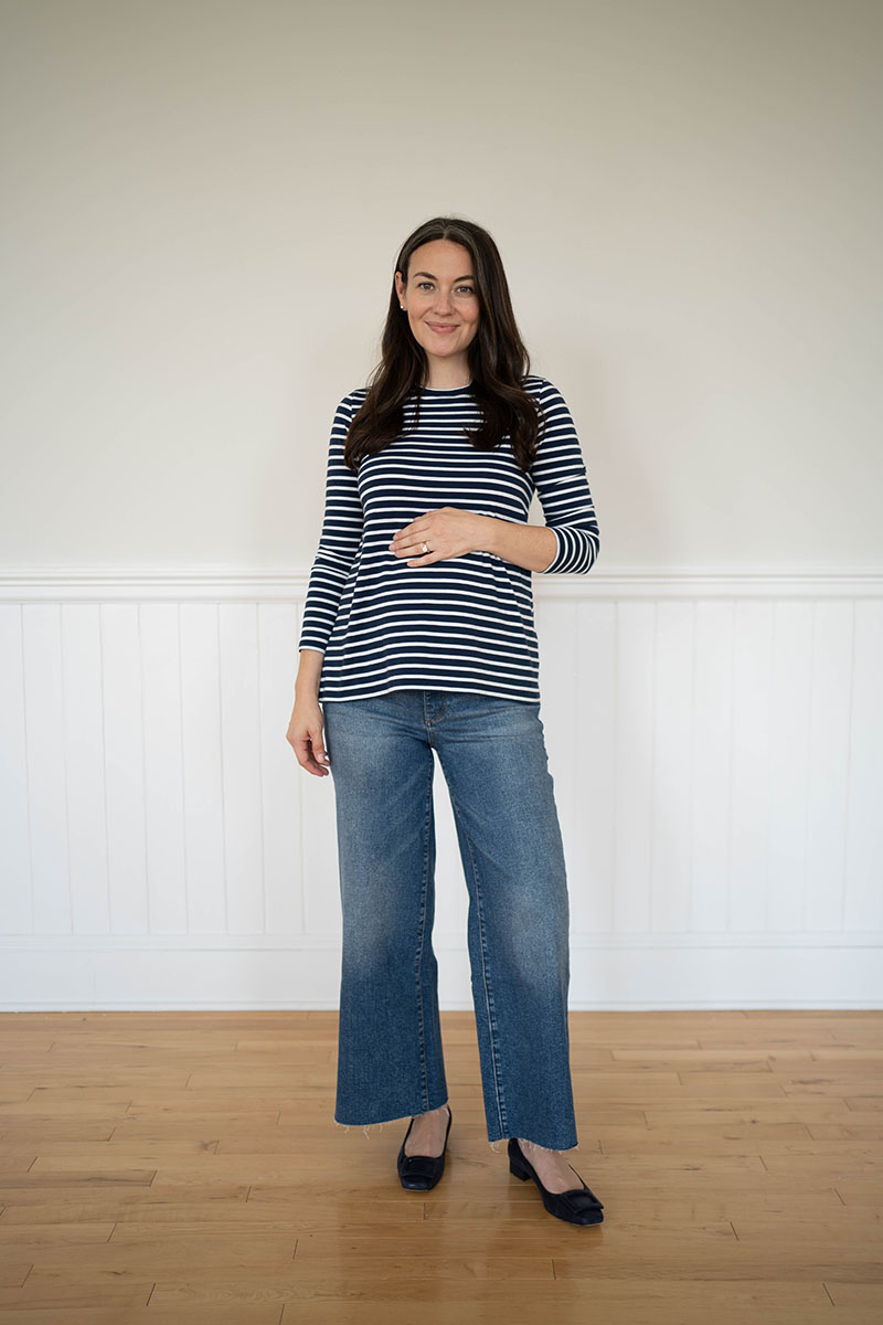 DL1961 Hepburn Wide Leg Best Maternity Jeans