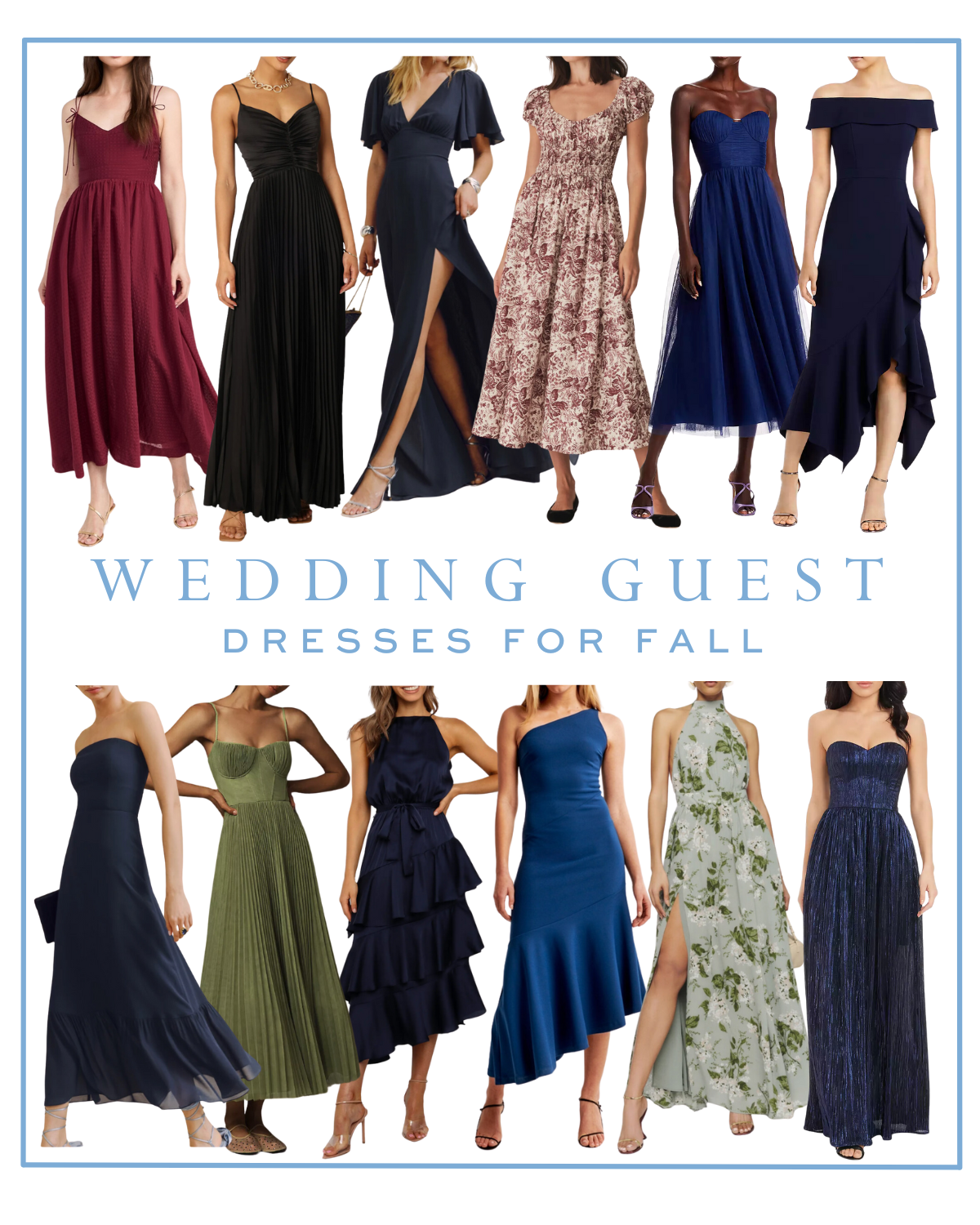 fall wedding guest dresses