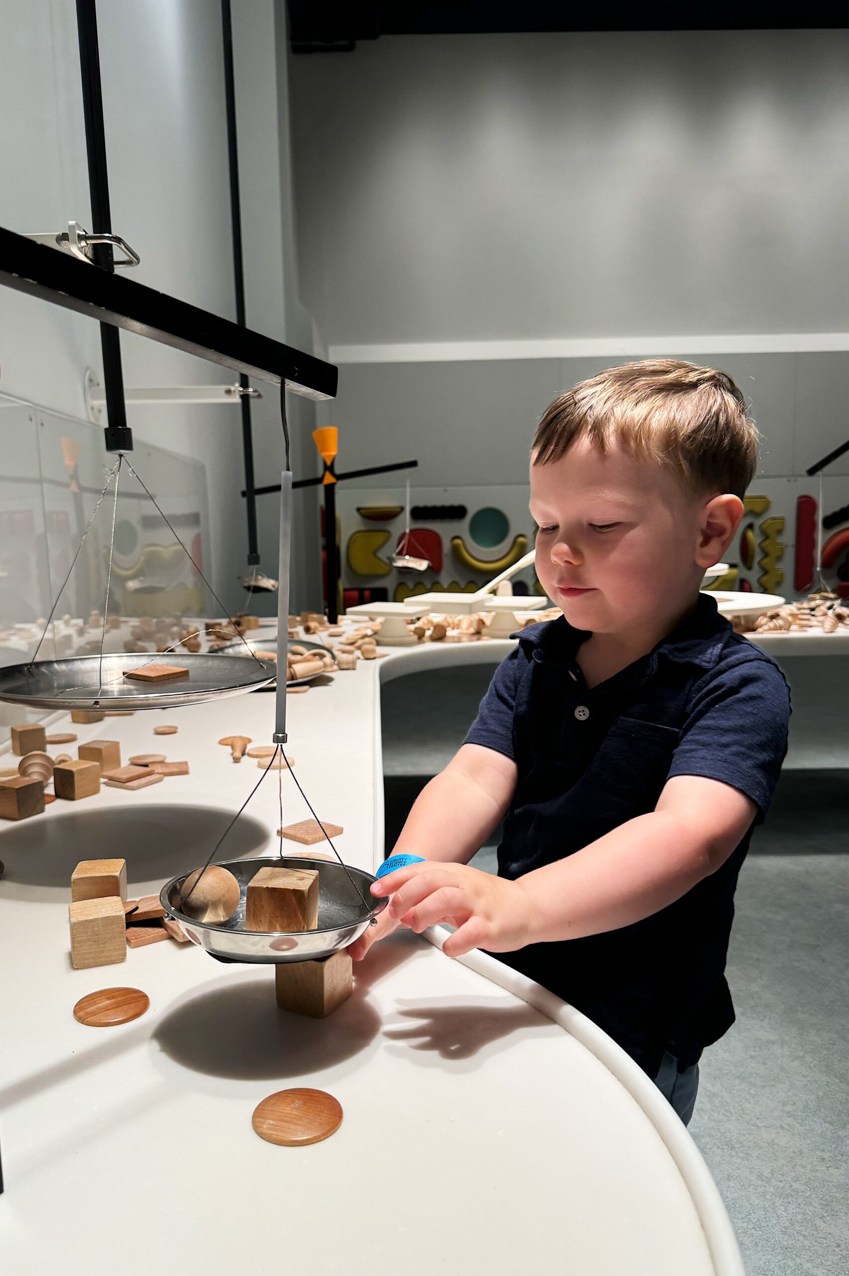 Jack playing at the Liberty Science Center