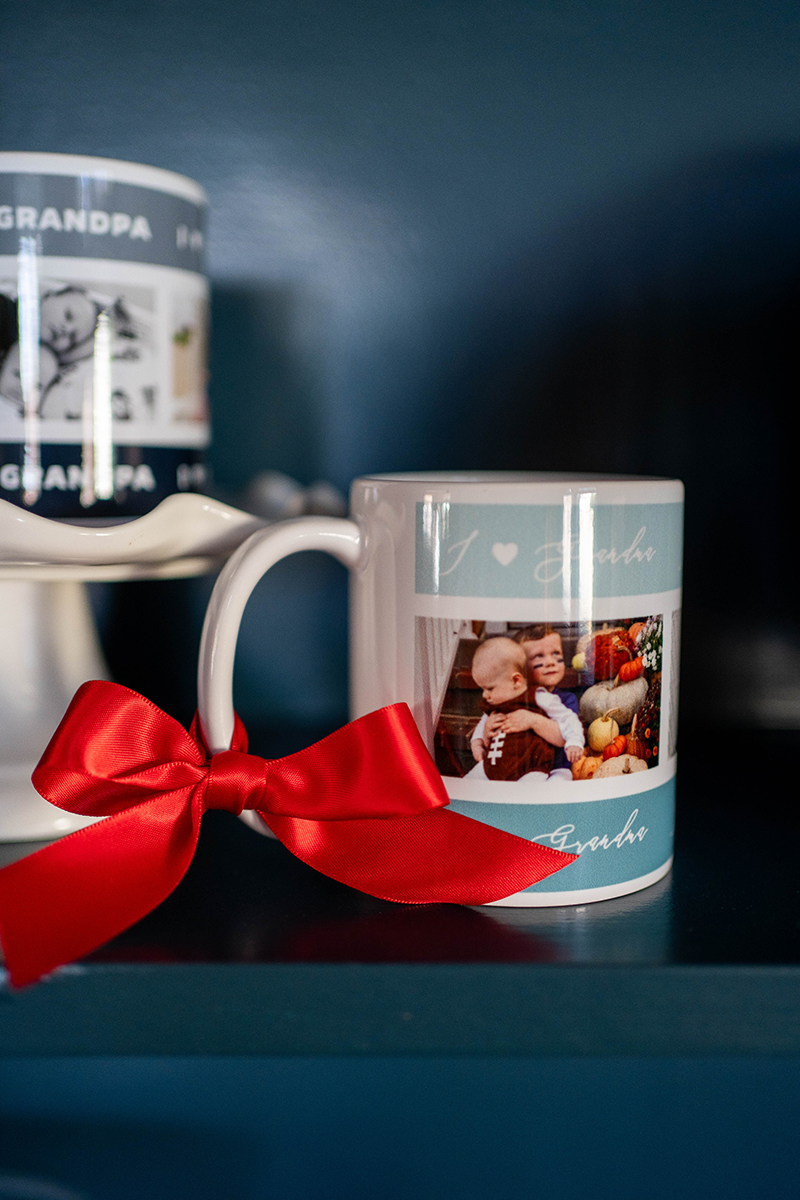 Custom photo mug from Shutterfly